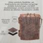 Preview: Flevado Herrengeldbörse Echt Leder RFID Schutz Hochformat